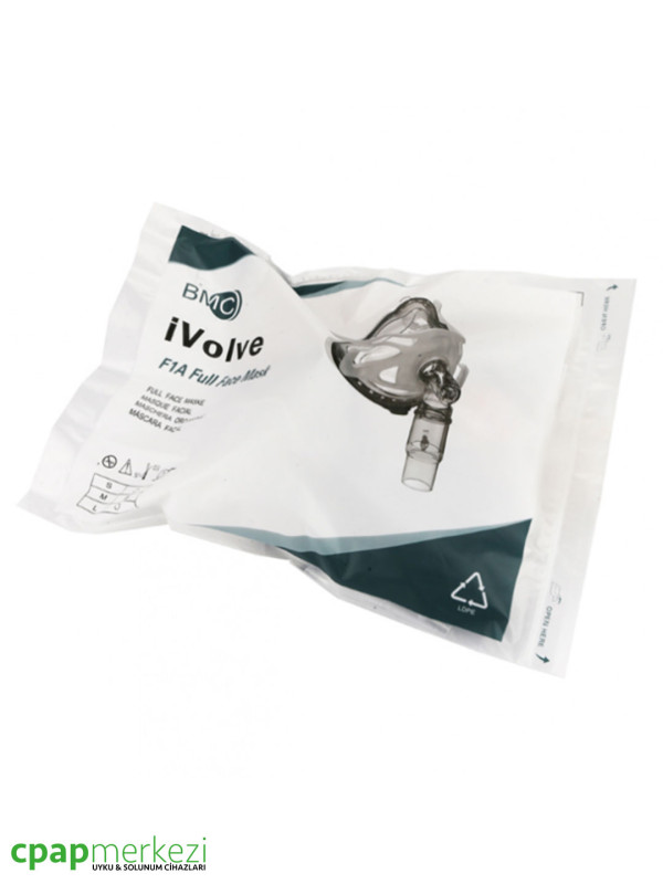 BMC F1A Ağız Burun CPAP Maskesi BMC F1A Ağız Burun CPAP Maskesi