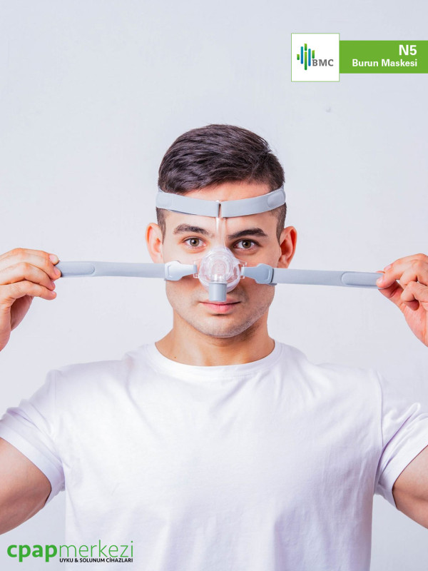 BMC N5 Burun CPAP Maskesi BMC N5 Burun CPAP Maskesi