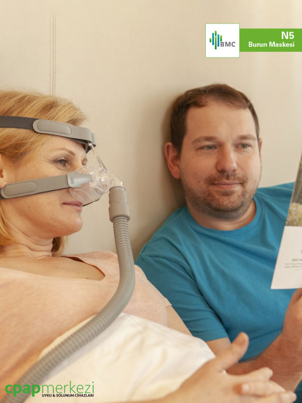 BMC N5 Burun CPAP Maskesi BMC N5 Burun CPAP Maskesi