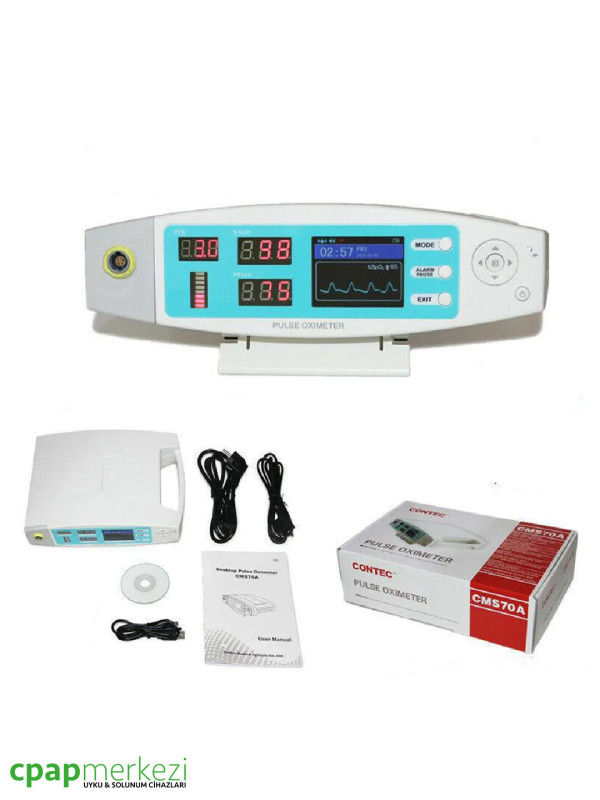 Contec Masa Tipi Pulse Oksimetre CMS70A Contec Masa Tipi Pulse Oksimetre CMS70A
