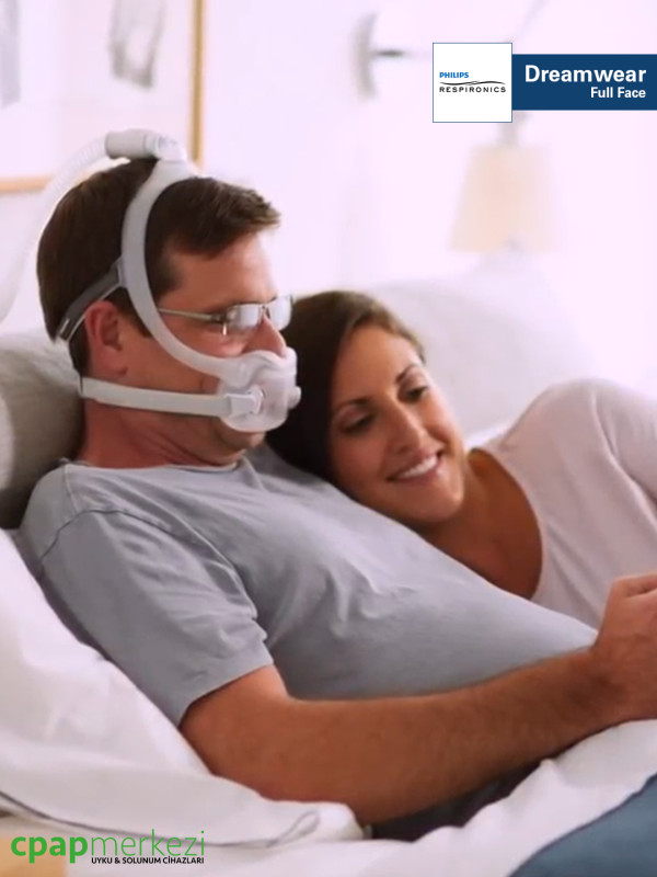 Philips Respironics DreamWear Full Ağız Burun CPAP Maskesi Philips Respironics DreamWear Full Ağız Burun CPAP Maskesi