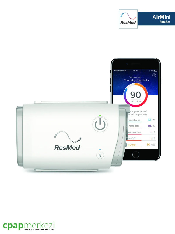 ResMed AirMini AutoSet Otomatik CPAP Cihazı ResMed AirMini AutoSet Otomatik CPAP Cihazı