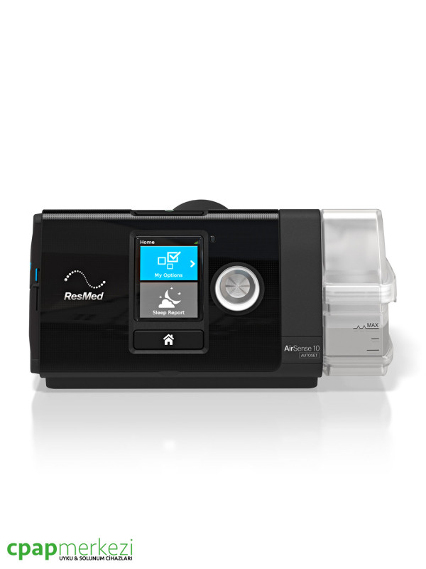 ResMed AirSense 10 AutoSet + ResMed HumidAir Nemlendirici + RNX CPAP Maskesi ResMed AirSense 10 AutoSet + ResMed HumidAir Nemlendirici + RNX CPAP Maskesi