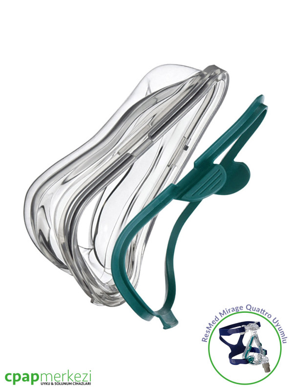 ResMed Mirage Quattro CPAP Maskesi Silikonu ve Klipsi ResMed Mirage Quattro CPAP Maskesi Silikonu ve Klipsi