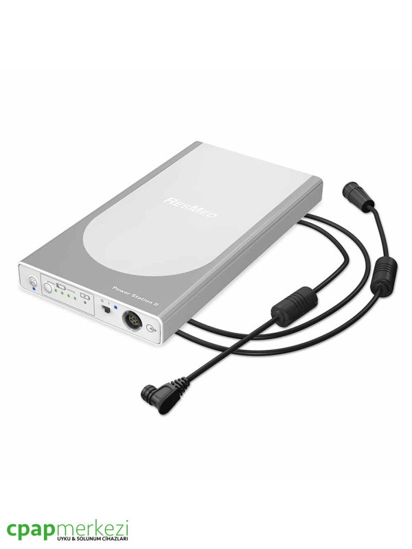 ResMed Power Station II / AirSense 10 - AirCurve 10 - Lumis CPAP Bataryası ResMed Power Station II / AirSense 10 - AirCurve 10 - Lumis CPAP Bataryası