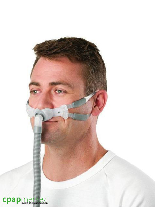 ResMed Swift FX Bella Gray Burun Yastıkçığı CPAP Maskesi ResMed Swift FX Bella Gray Burun Yastıkçığı CPAP Maskesi