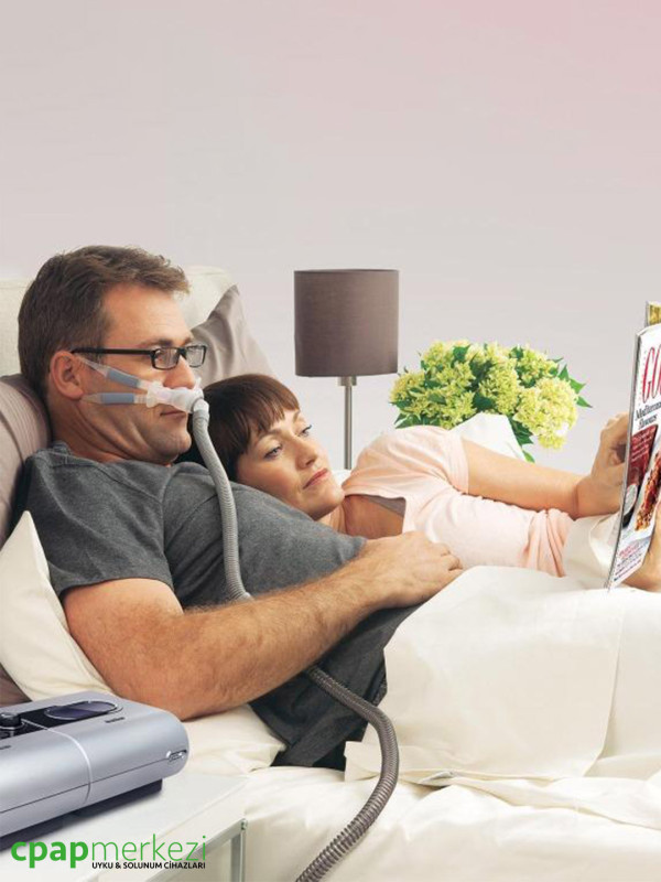 ResMed Swift FX Bella Gray Burun Yastıkçığı CPAP Maskesi ResMed Swift FX Bella Gray Burun Yastıkçığı CPAP Maskesi
