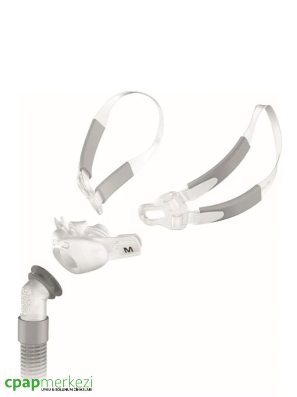 ResMed Swift FX Bella Gray Burun Yastıkçığı CPAP Maskesi ResMed Swift FX Bella Gray Burun Yastıkçığı CPAP Maskesi