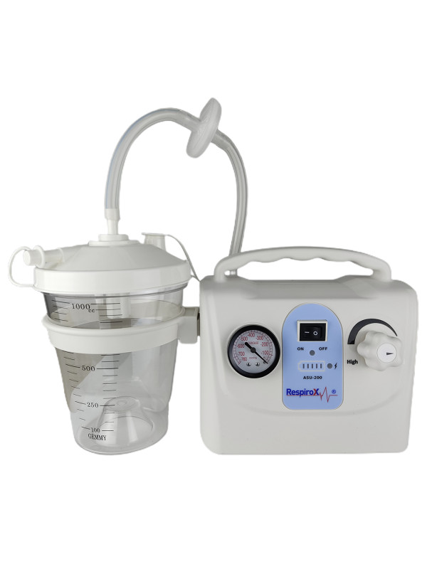 Respirox ASU-200 Bataryalı ve Şarjlı Aspiratör Balgam Cihazı Respirox ASU-200 Bataryalı ve Şarjlı Aspiratör Balgam Cihazı