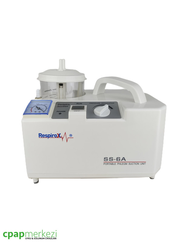 Respirox SS-6A Aspiratör Balgam Cihazı Respirox SS-6A Aspiratör Balgam Cihazı